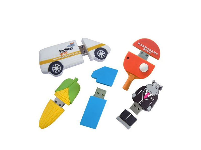 make USB sticks in all shapes and sizes in PVC 8GB 16GB