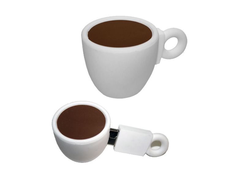 ODM customized best gift Coffee Cup PVC USB Flash Drive