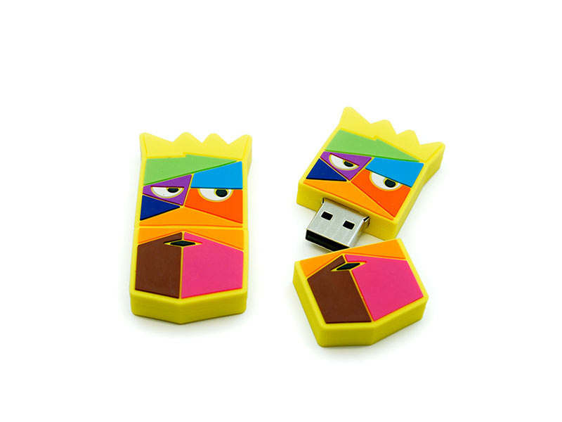 Cartoon pvc usb flash drive accept oem with logo or design