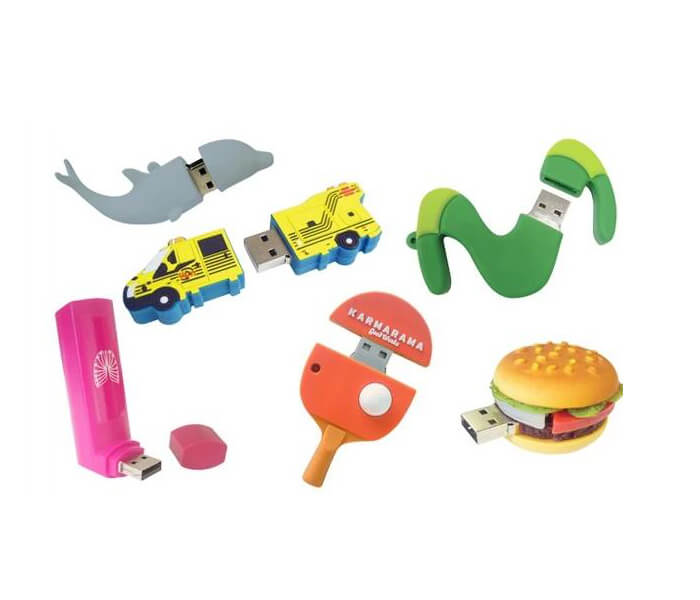 Customized PVC USB flash drive 2GB 4GB silicone carton memory stick 8GB 16GB OEM PVC USB for all designs