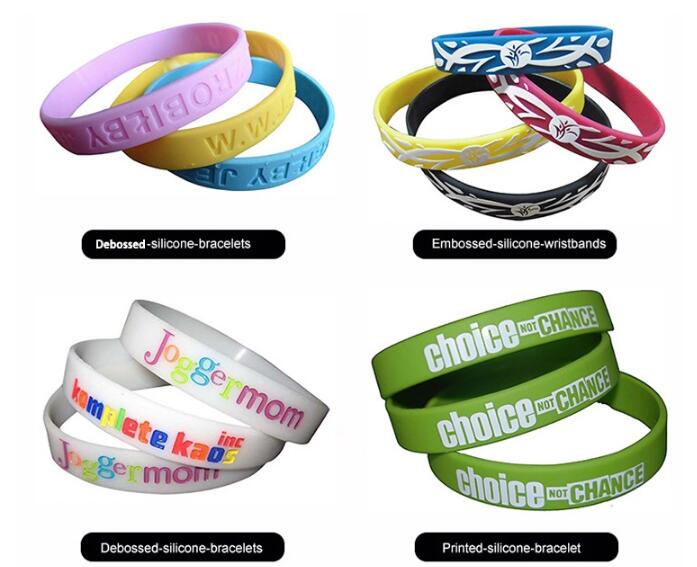 custom silicone bracelets/custom wristband 05-2